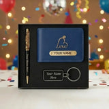 Personalised Wallet Gift Set for Men | Wallet, Pen & Keychain